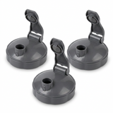 3 x Nutribullet Flip Top Fliptop Fresh Lid - 600 & 900 Model Nutri Cups Replacement