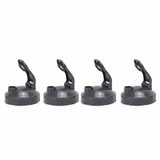 4 x Nutribullet Replacement Fliptop Fresh Lid - All 600 and 900 Models Dark Grey