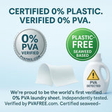 80 Wash - PVA Free Laundry Sheets - World First 0% PVA Free Seaweed derived - Stop PVA from entering our waterways