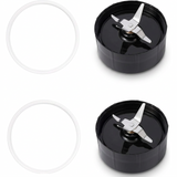 2 x Extractor Blade Magic Bullet Cross with 4 Gaskets (2 installed)
