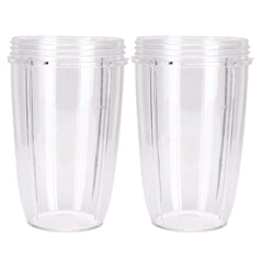 2 x 24 Oz Nutribullet Tall Cups - Suits All 600 and 900 Models 24 Oz Replacement