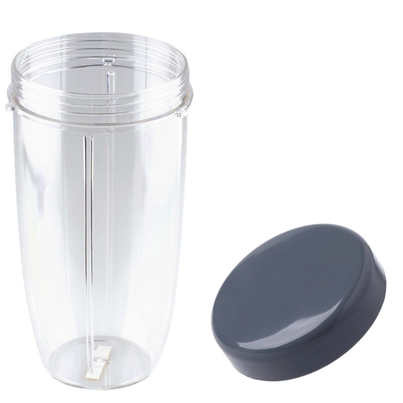 Nutribullet Large (32oz) Cup and Stay Fresh Lid Combo - For 600 900 Models Replacement
