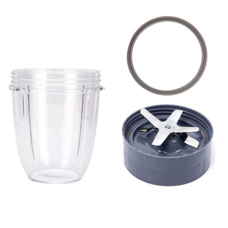 Nutribullet Short Cup + Extractor Blade and Grey Seal - 600 900 Models Parts Replacement